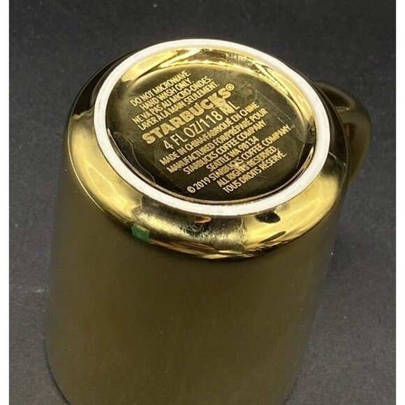 2019 Starbucks Pike Place First Store Original Logo Ceramic Demitasse Mug 4oz - Picture 4 of 8